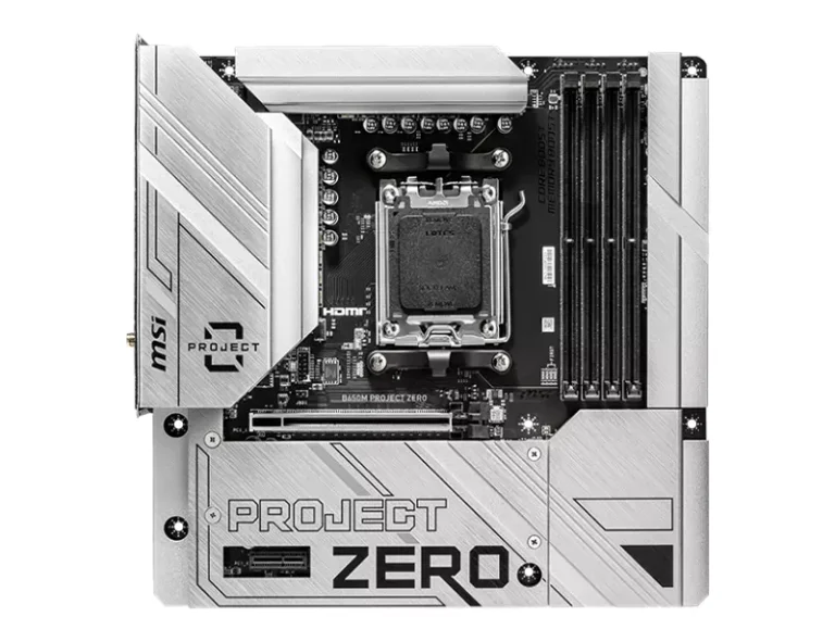 MSI B650M Project Zero AM5 M-ATX Motherboard