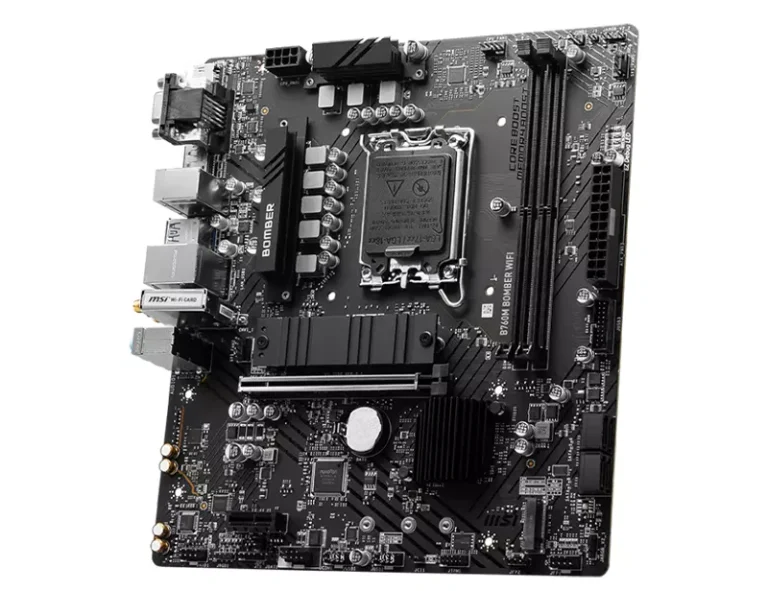 MSI B760M BOMBER WIFI DDR5 MATX MOTHERBOARD