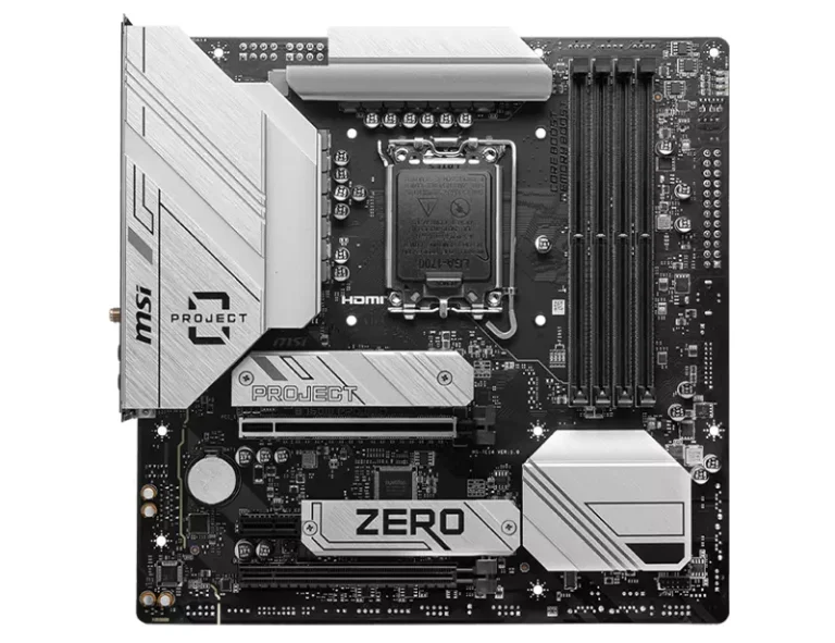 MSI B760M PROJECT ZERO I DDR5 mATX Motherboard