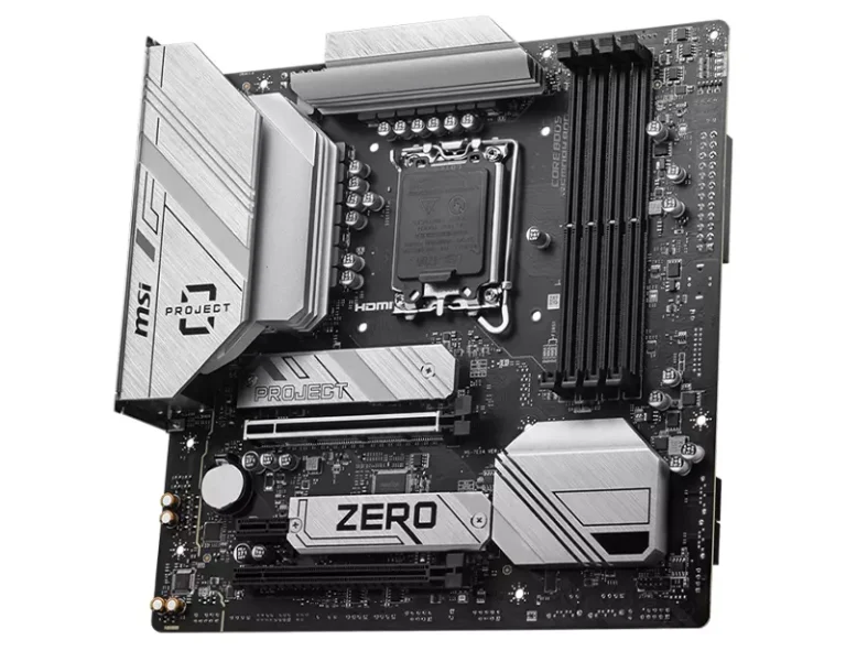 MSI B760M PROJECT ZERO I DDR5 mATX Motherboard