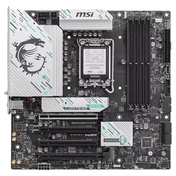 MSI B860M GAMING PLUS WIFI Micro ATX Motherboard