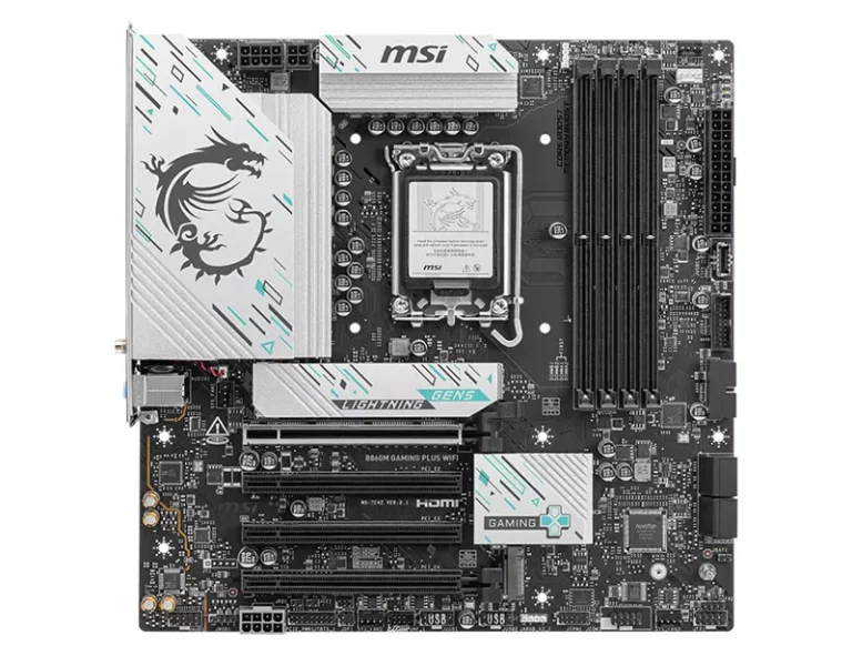 MSI B860M GAMING PLUS WIFI Micro ATX Motherboard