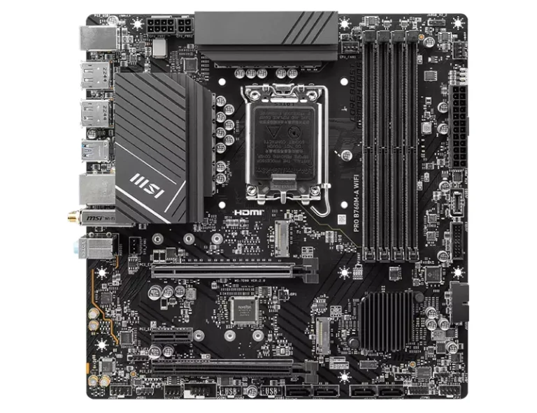 MSI PRO B760M-A WIFI M-ATX Motherboard