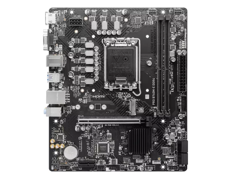 MSI PRO B760M-E DDR4 mATX Motherboard