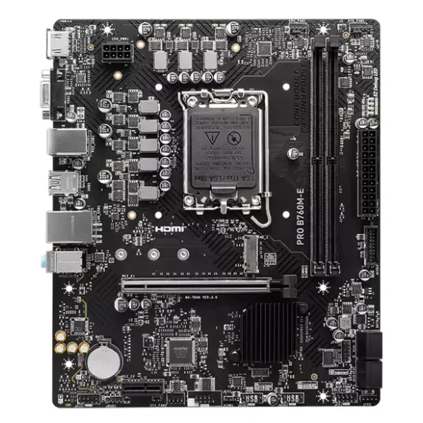 MSI PRO B760M-E DDR5 ATX Motherboard