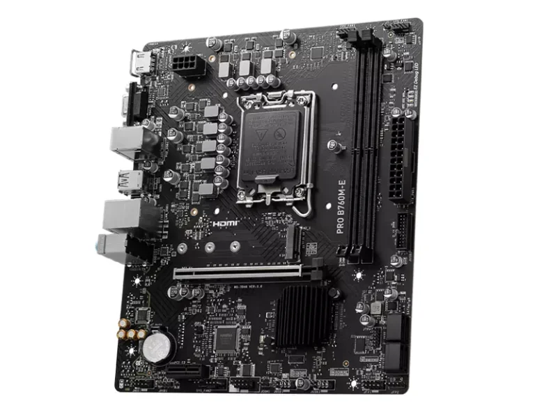 MSI PRO B760M-E DDR5 ATX Motherboard