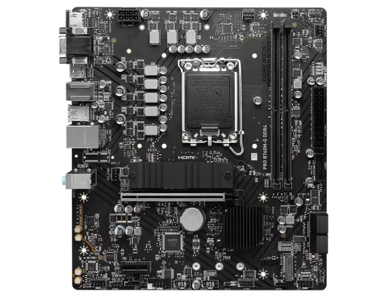 MSI PRO B760M-G DDR4 mATX Motherboard