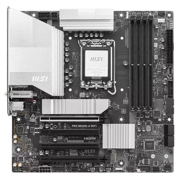 MSI PRO B860M-A WIFI LGA1851 Micro ATX Motherboard