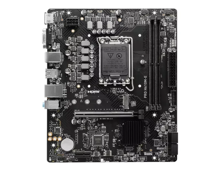 MSI PRO H610M-E DDR5 MOTHERBOARD