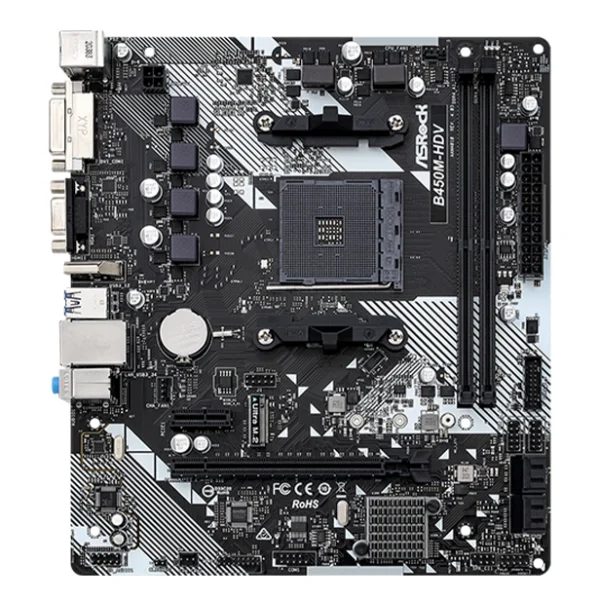 ASRock B450M-HDV R4.0 AMD Motherboard