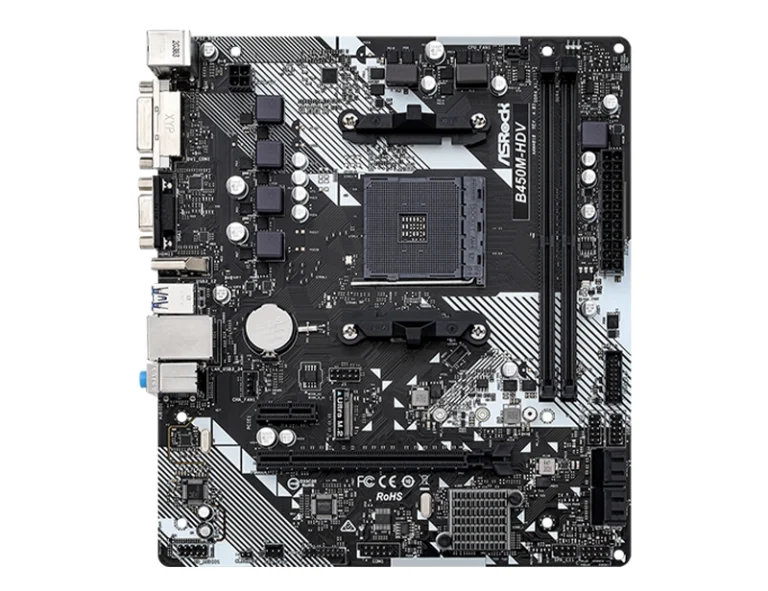 ASRock B450M-HDV R4.0 AMD Motherboard