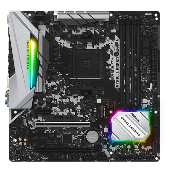 ASRock B450M Steel Legend AMD Motherboard