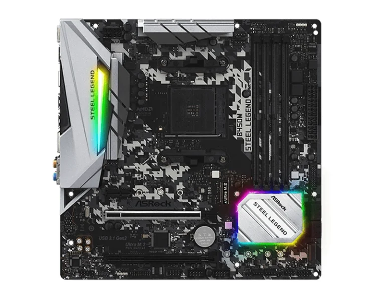 ASRock B450M Steel Legend AMD Motherboard