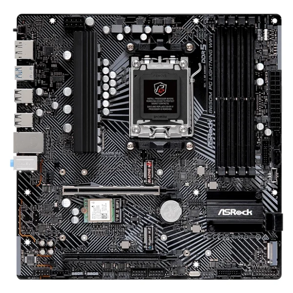 ASRock B650M PG Lightning WiFi AM5 Motherboard