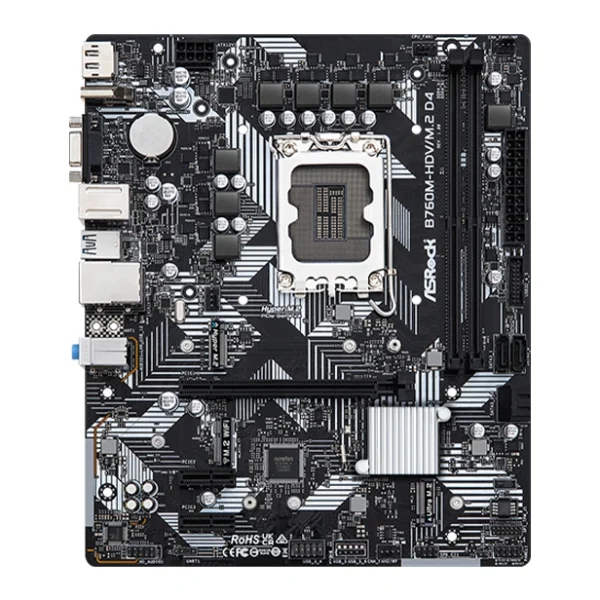 ASRock B760M-HDV/M.2 D4 Micro ATX Motherboard
