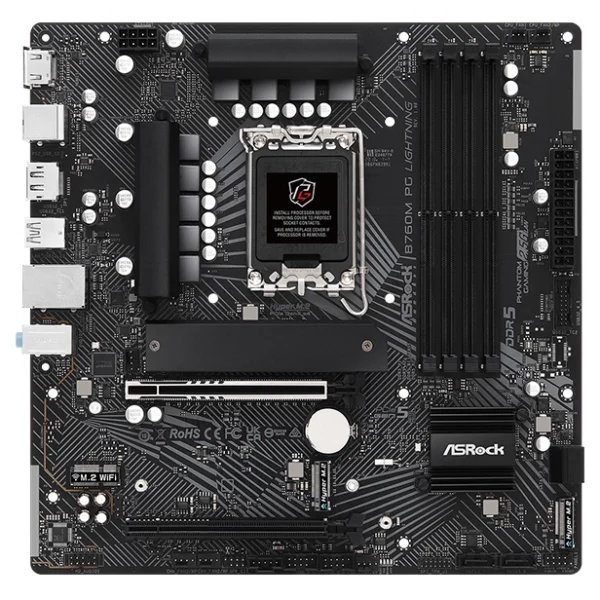 ASRock B760M PG Lightning DDR5 Micro ATX Motherboard
