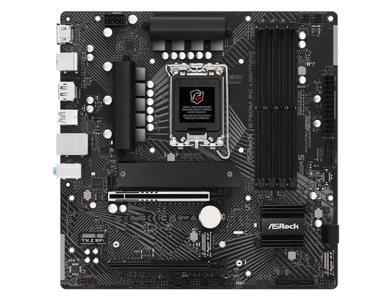 ASRock B760M PG Lightning DDR5 Micro ATX Motherboard