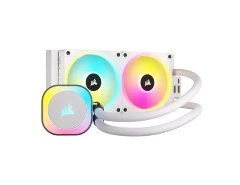 Corsair H100i RGB 240mm Liquid CPU Cooler White