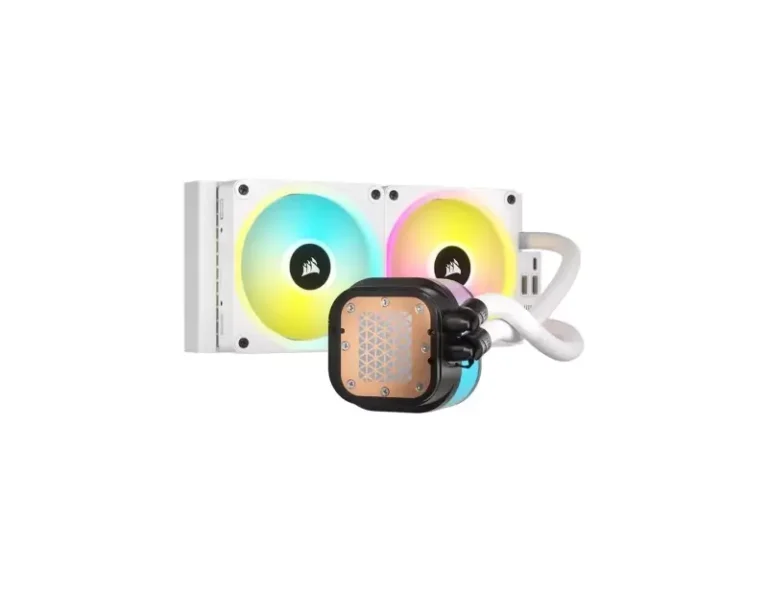Corsair H100i RGB 240mm Liquid CPU Cooler White