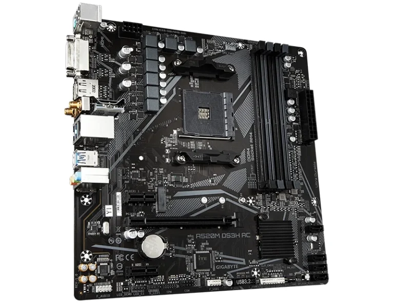 Gigabyte A520M DS3H AC Ultra Durable AM4 Motherboard