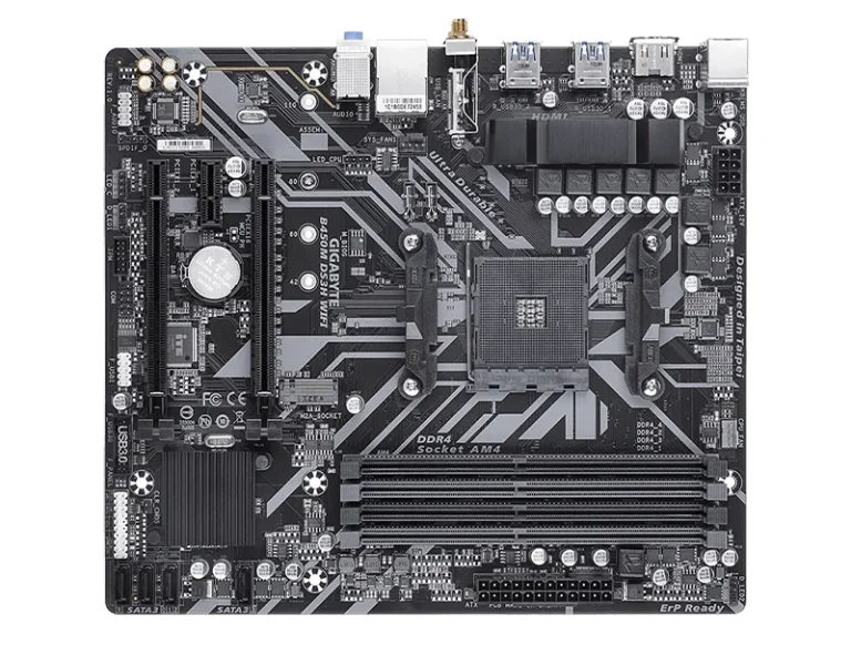 Gigabyte B450M DS3H WIFI AM4 AMD Motherboard