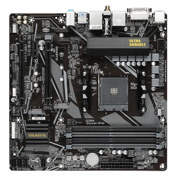 Gigabyte B550M DS3H AC Motherboard