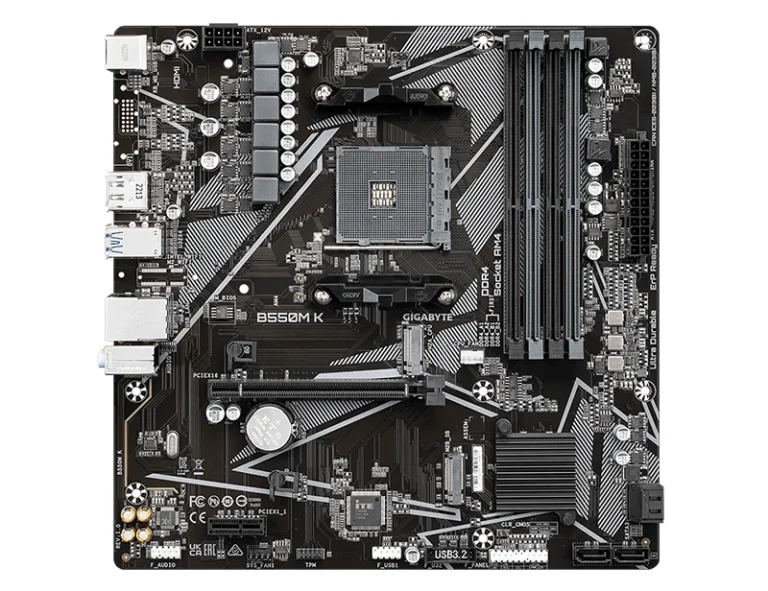 Gigabyte B550M K AMD AM4 Micro ATX Motherboard