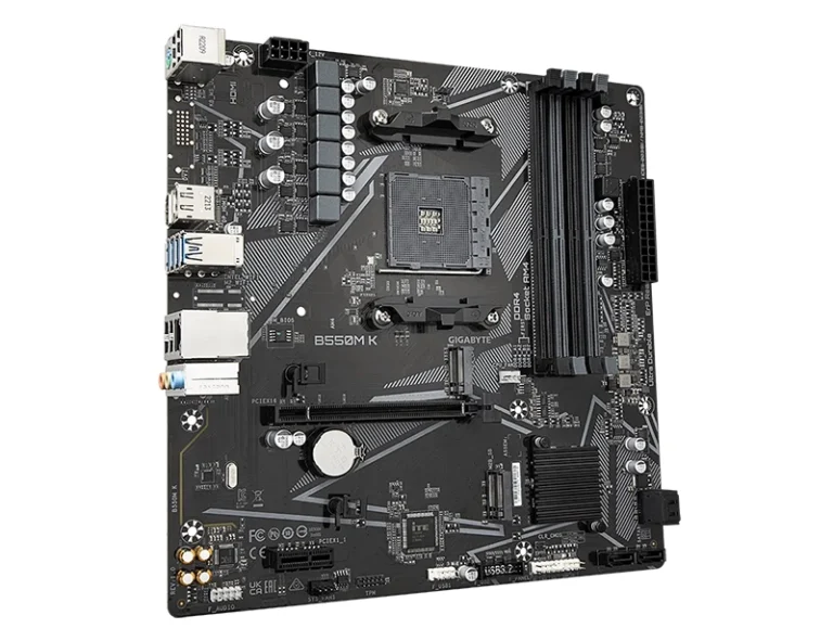 Gigabyte B550M K AMD AM4 Micro ATX Motherboard