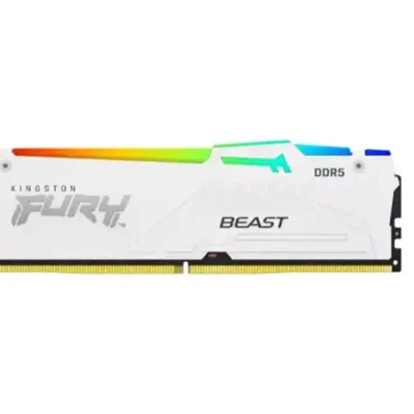 Kingston FURY Beast RGB 16GB 6000Mhz DDR5 RAM White