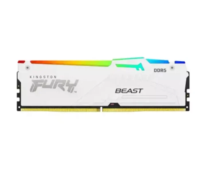 Kingston FURY Beast RGB 16GB 6000Mhz DDR5 RAM White