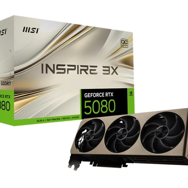 MSI GeForce RTX 5080 16G INSPIRE 3X Graphics Card