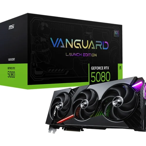 MSI GeForce RTX 5080 16G VANGUARD SOC Graphics Card
