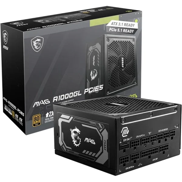 MSI MAG A1000GL 1000W Power Supply