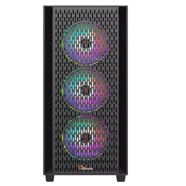 PC Power Dark Flow Mid Tower ATX Gaming Case