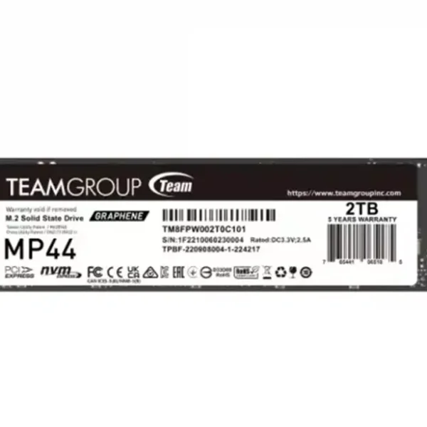 Team MP44 2TB Gen4 NVMe SSD