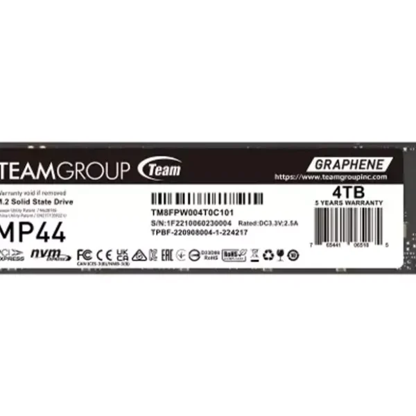 Team MP44 4TB Gen4 NVMe SSD