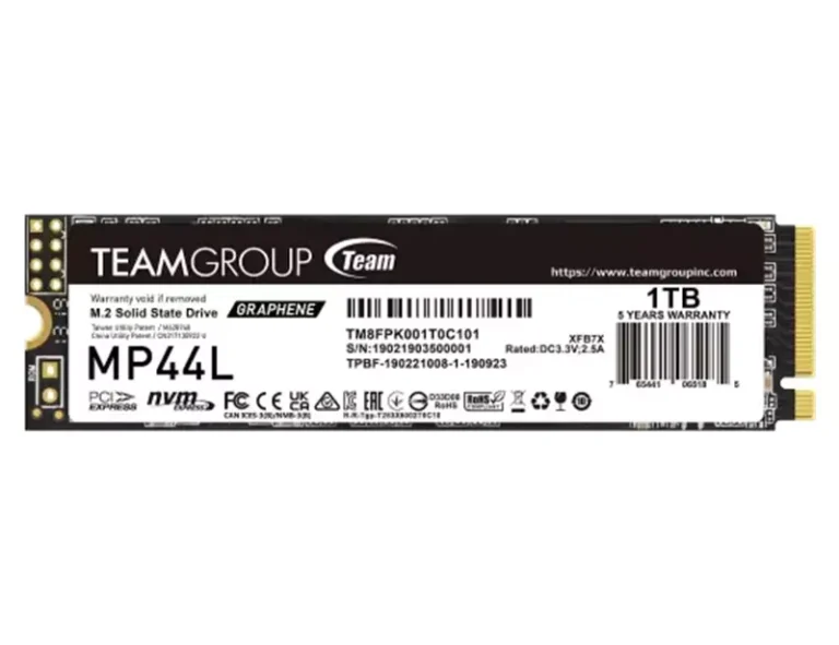 Team MP44L 1TB Gen4 NVMe SSD