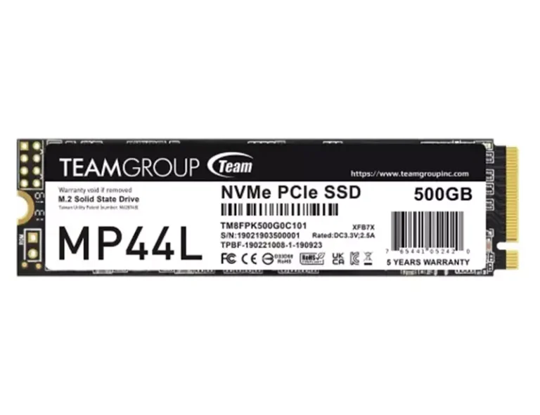 Team MP44L 500GB Gen4 NVMe SSD