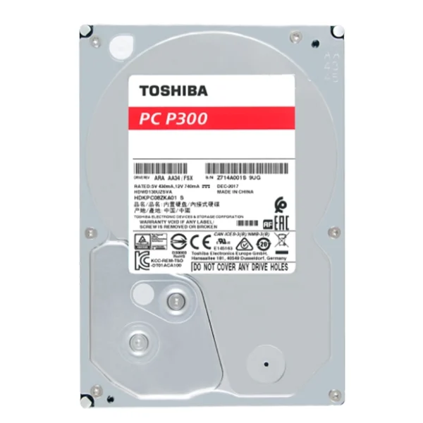 Toshiba P300 2TB 3.5 Inch SATA 7200RPM Desktop HDD