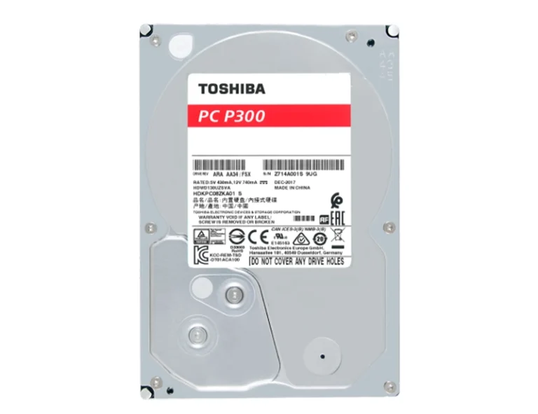 Toshiba P300 2TB 3.5 Inch SATA 7200RPM Desktop HDD