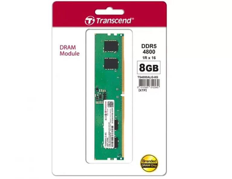 Transcend 8GB JM DDR5 4800 RAM