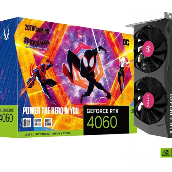 ZOTAC GAMING GEFORCE RTX 4060 Spiderman Graphics Card