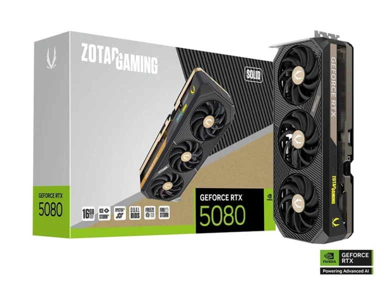 ZOTAC GAMING GeForce RTX 5080 GDDR7 Graphics Card