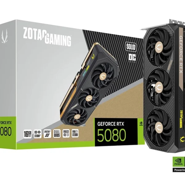 ZOTAC GAMING GeForce RTX 5080 SOLID OC Graphics Card