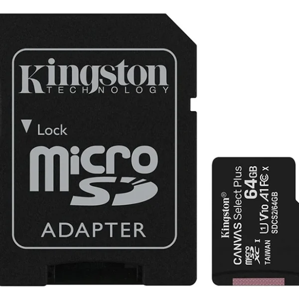 Kingston SDCS2 64GB MicroSD Memory Card